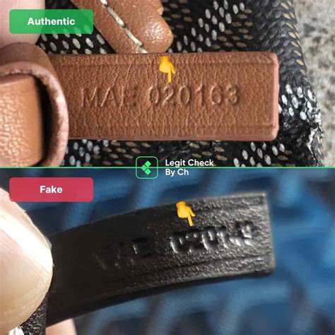 goyard belt real or fake|real goyard bag code.